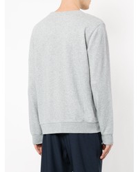 Мужской серый свитер с круглым вырезом от The Upside