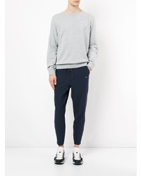 Мужской серый свитер с круглым вырезом от The Upside