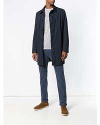 Мужской серый свитер с круглым вырезом от Aspesi