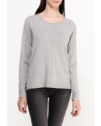 Женский серый свитер с круглым вырезом от Delicate Love