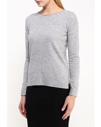 Женский серый свитер с круглым вырезом от Delicate Love