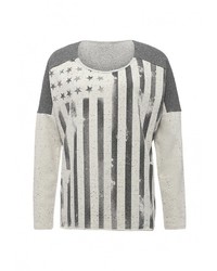 Женский серый свитер с круглым вырезом от Dimensione Danza