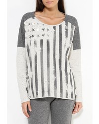 Женский серый свитер с круглым вырезом от Dimensione Danza