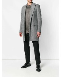 Мужской серый свитер с круглым вырезом от Avant Toi