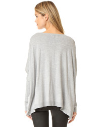Женский серый свитер с круглым вырезом от 525 America