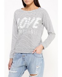 Женский серый свитер с круглым вырезом от Dorado