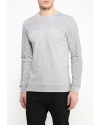 Мужской серый свитер с круглым вырезом от DRYWASH
