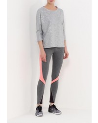 Женский серый свитер с круглым вырезом от DRYWASH