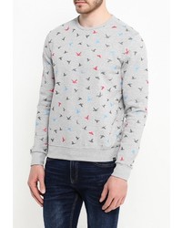 Мужской серый свитер с круглым вырезом от Duck and Cover