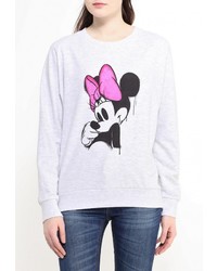 Женский серый свитер с круглым вырезом от Eleven Paris