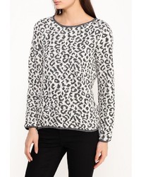 Женский серый свитер с круглым вырезом от Emoi