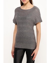 Женский серый свитер с круглым вырезом от Emoi