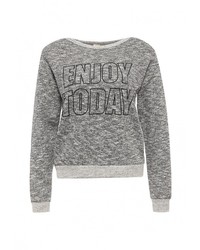 Женский серый свитер с круглым вырезом от Emoi