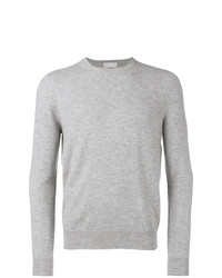 Мужской серый свитер с круглым вырезом от Entre Amis