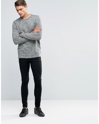 Мужской серый свитер с круглым вырезом от Esprit