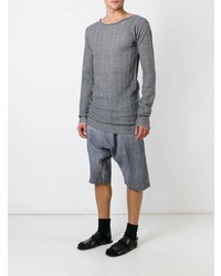 Мужской серый свитер с круглым вырезом от Lost & Found Ria Dunn