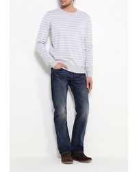 Мужской серый свитер с круглым вырезом от FiNN FLARE