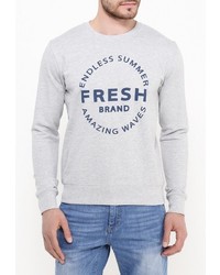 Мужской серый свитер с круглым вырезом от Fresh