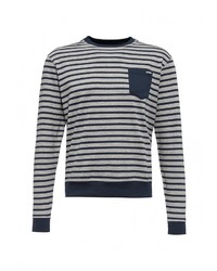 Мужской серый свитер с круглым вырезом от Fresh Brand