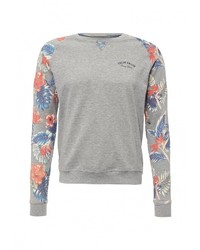 Мужской серый свитер с круглым вырезом от Fresh Brand