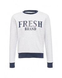 Мужской серый свитер с круглым вырезом от Fresh Brand