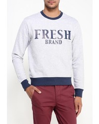 Мужской серый свитер с круглым вырезом от Fresh Brand