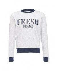 Мужской серый свитер с круглым вырезом от Fresh Brand