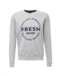 Мужской серый свитер с круглым вырезом от Fresh