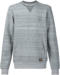 Мужской серый свитер с круглым вырезом от G Star