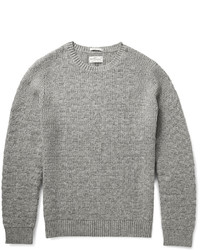 Мужской серый свитер с круглым вырезом от Gant