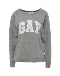Женский серый свитер с круглым вырезом от Gap