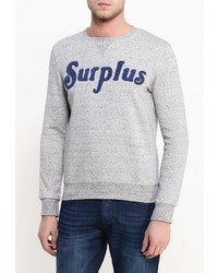 Мужской серый свитер с круглым вырезом от Gianni Lupo