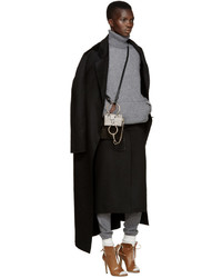 Женский серый свитер с круглым вырезом от Chloé