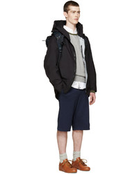 Мужской серый свитер с круглым вырезом от Nigel Cabourn