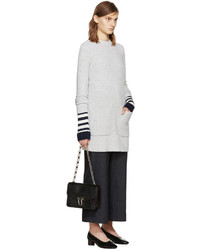 Женский серый свитер с круглым вырезом от Proenza Schouler
