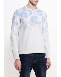 Мужской серый свитер с круглым вырезом от Guess Jeans