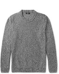 Мужской серый свитер с круглым вырезом от Hugo Boss