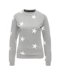 Женский серый свитер с круглым вырезом от Influence