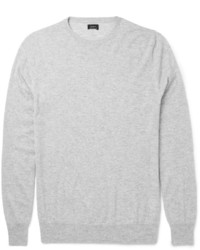 Мужской серый свитер с круглым вырезом от J.Crew