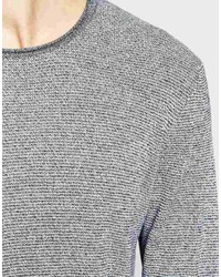 Мужской серый свитер с круглым вырезом от Jack and Jones