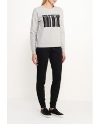 Женский серый свитер с круглым вырезом от Jacqueline De Yong