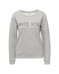 Женский серый свитер с круглым вырезом от Jacqueline De Yong