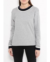 Женский серый свитер с круглым вырезом от Jacqueline De Yong