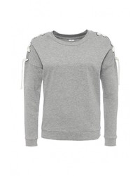 Женский серый свитер с круглым вырезом от Jacqueline De Yong