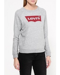 Женский серый свитер с круглым вырезом от Levi's