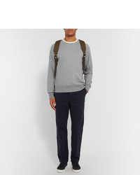 Мужской серый свитер с круглым вырезом от rag & bone