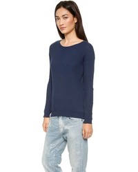 Женский серый свитер с круглым вырезом от BB Dakota