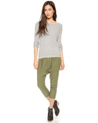 Женский серый свитер с круглым вырезом от BB Dakota