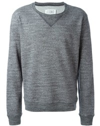 Мужской серый свитер с круглым вырезом от Maison Margiela