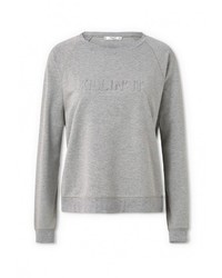 Женский серый свитер с круглым вырезом от Mango